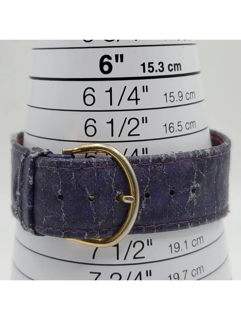 Lize Purple Roman Numerals Bezel Quartz Watch Womens 41mm - 49mm New Battery